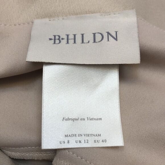 BHLDN freya satin charmeuse dress size 8 - Picture 8 of 10